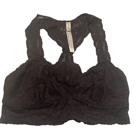 NWOT Free People Intimately Galloon Lace
Bralette sz S Black, Lined, Feminine, - Picture 2 of 8